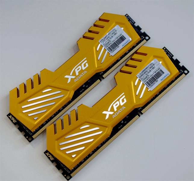 RAM PC ADATA  XPG V2 8GB DDR3-1600 ( Kit 4GB * 2 ) AX3U1600W8G9-DGV - Gold 